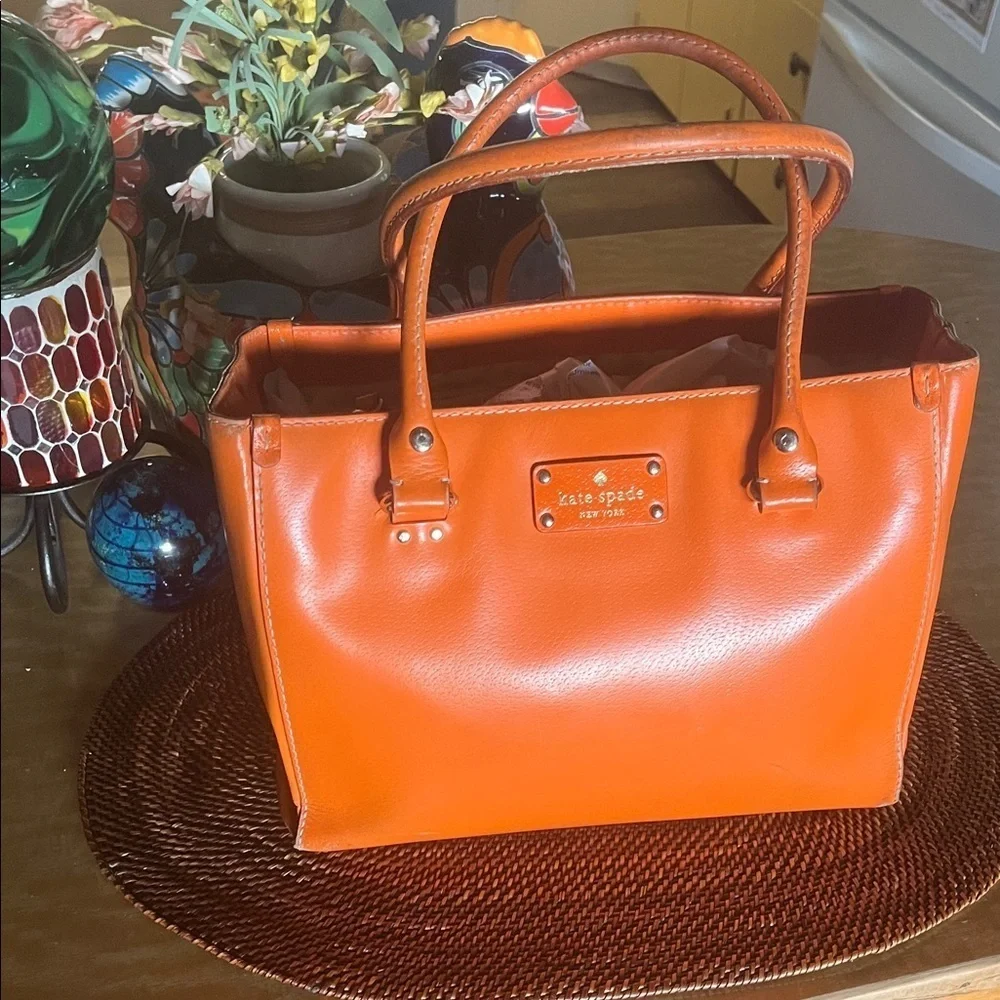 Kate Spade Vibrant Orange Satchel